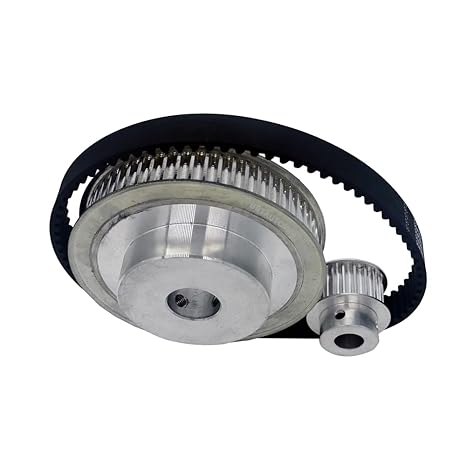HTD 5M Timing Belt Pulley 15mm Width 405mm Belt 60 Teeth 20Teeth 3:1 Ratio Synachronous Pulley 5mm 6mm 8mm 10mm 12mm 14mm 15mm 16mm 19mm 20mm 22mm 24mm 25mm Transmission Pulley (60T-10mm, 20T-5mm)