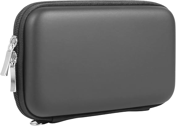 Eva Hard Shell James Diabetes Compact Case for Glucose Meter Test Strips Lancing Device. (Black)
