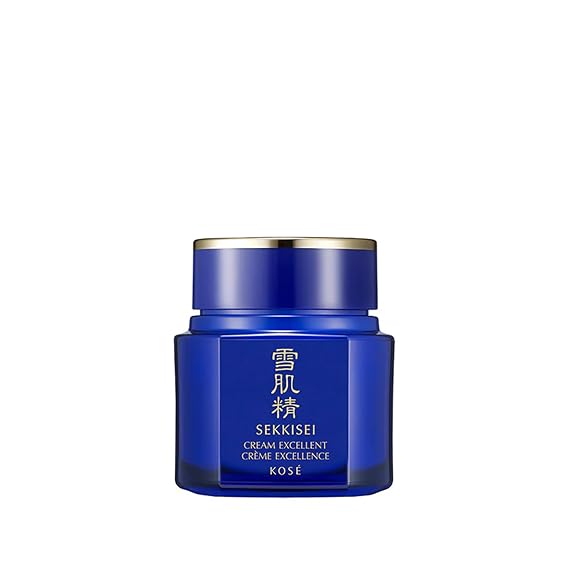 SEKKISEI Cream Excellent Anti-Aging Facial Moisturizer, 1.7 oz | Rich Hydrating Face Cream with Vitamin C, Ginseng + Cordyceps | Visibly Firms + Smooths the Look of Fine Lines | For Dry Skin
