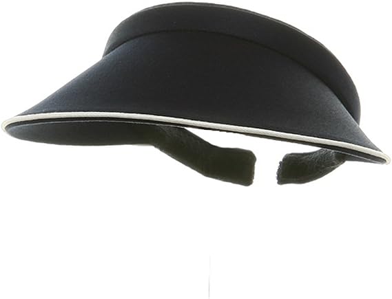 Piping Clip On Visor-Navy