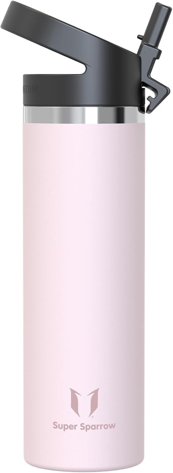 Sparrow Insulated Water Bottle with Straw Metal Bottles 500ml/750ml/1L/1.5L