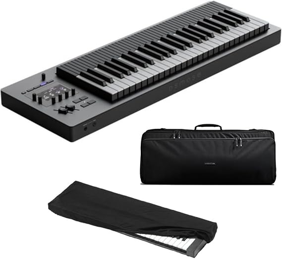 EXPRESSIVE E Osmose 49-Key Synthesizer and MPE Controller Bundle with EXPRESSIVE E Osmose 49 Keyboard 36" Soft Case and Stretchy Keyboard Dust Cover