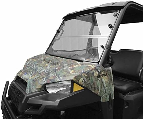Seizmik UTV Versa-Fold Windshield Compatible with Polaris Midsize Pro-Fit Ranger 2015-2022 UTV Models | Hard Uncoated Polycarbonate | All Terrain Windshield | Side by Side Accessories