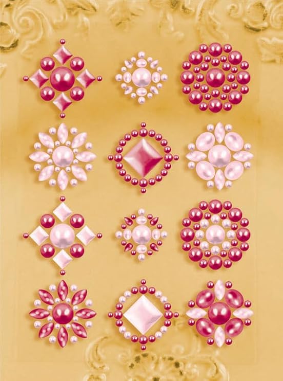 Prima Marketing 655350530860 Embellishment, Pink, Red