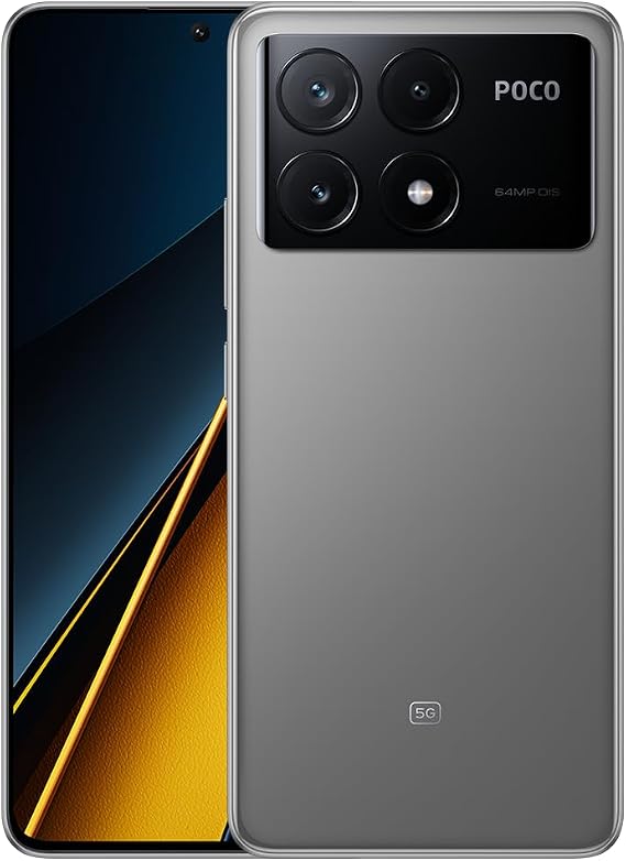Xiaomi Poco X6 Pro 5G + 4G Lte (for Tmobile Mint Tello Global) (256Gb + 8Gb) Global Unlocked Gdm 6.67 64Mp Triple Camera (Grey)