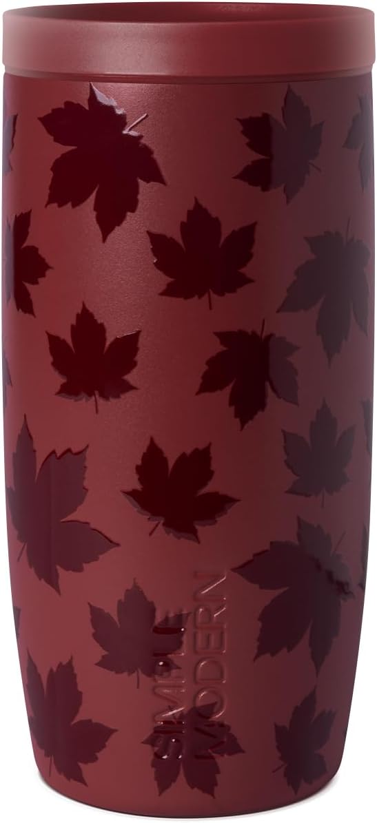 Simple Modern Halloween Travel Coffee Mug 360 Lid | 16oz | Leaves