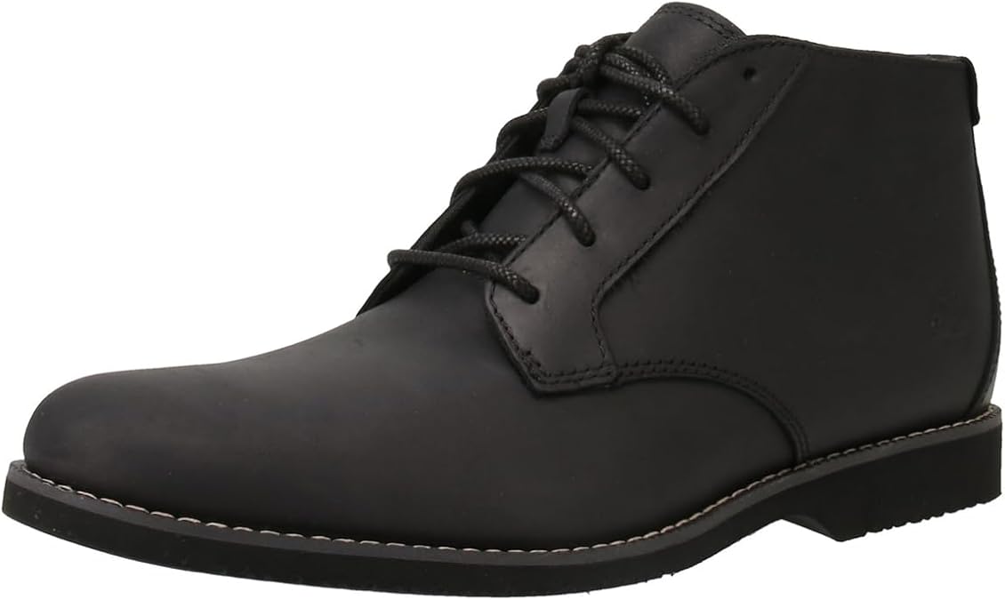 Timberland Men's Woodhull Chukka Basic Fashion Boots, Black Full Grain, 10.5 UK