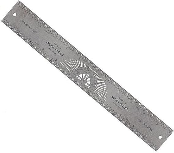 Precision Centering Rule, 12 Inch