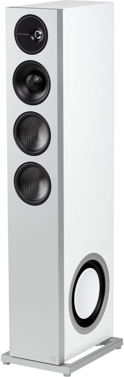 Definitive Technology Demand D15 Floor Standing Speaker, Right, Gloss White