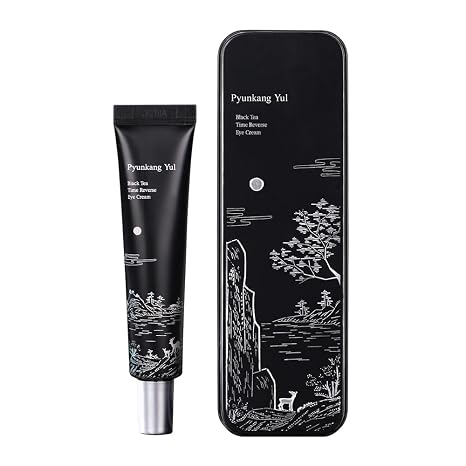 [PKY] Pyunkang Yul Black Tea Time Reverse Eye Cream for Anti-Ageing and Wrinkle Care Increases Skin Elasticity with Rich Care No Irritation 25 ml