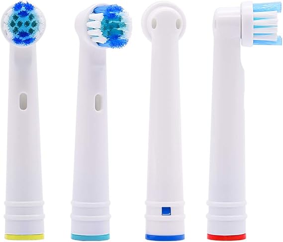 Kyver Oral-B Uyumlu Precision Clean 4’lü Diş Fırçası Yedek Başlığı