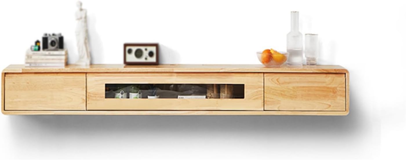 Floating TV Stand TV Board Float Modern Floating TV Cabinet Wall Mounted Floating TV Stand 140CM Wall Mounted TV Stand with Float TV Board Flip Door Floating Entertainment Center Media Console