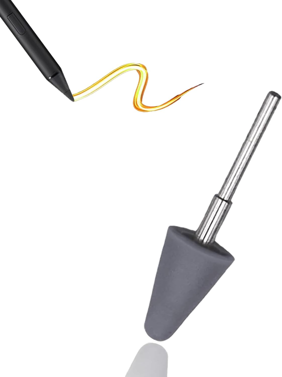 Stylus 2 Nib Replacement Compatible with Kobo Libra, for Kobo Sage eReader Pen, for Kobo Libra 2 /Colour Pen (Grey)