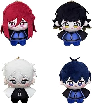QAHEART Isagi Yoichi Figures Pillow Anime Cartoon Seishiro Nagi/Bachira Soft Stuffed Pillow Cushions Anime Figures 12CM/4.72IN