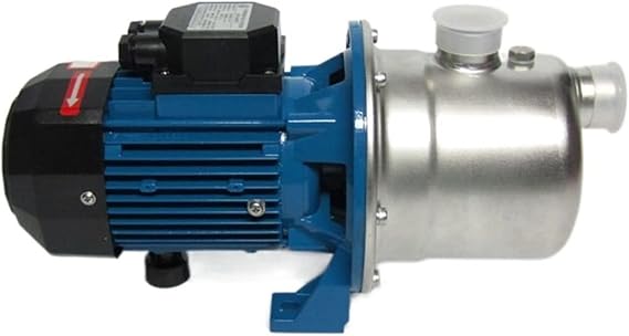 Adjustable Small Submersible Pump 220v/380v BJZ037 Stainless Steel Electric Self-Suction Water Pump (Size : 220V)