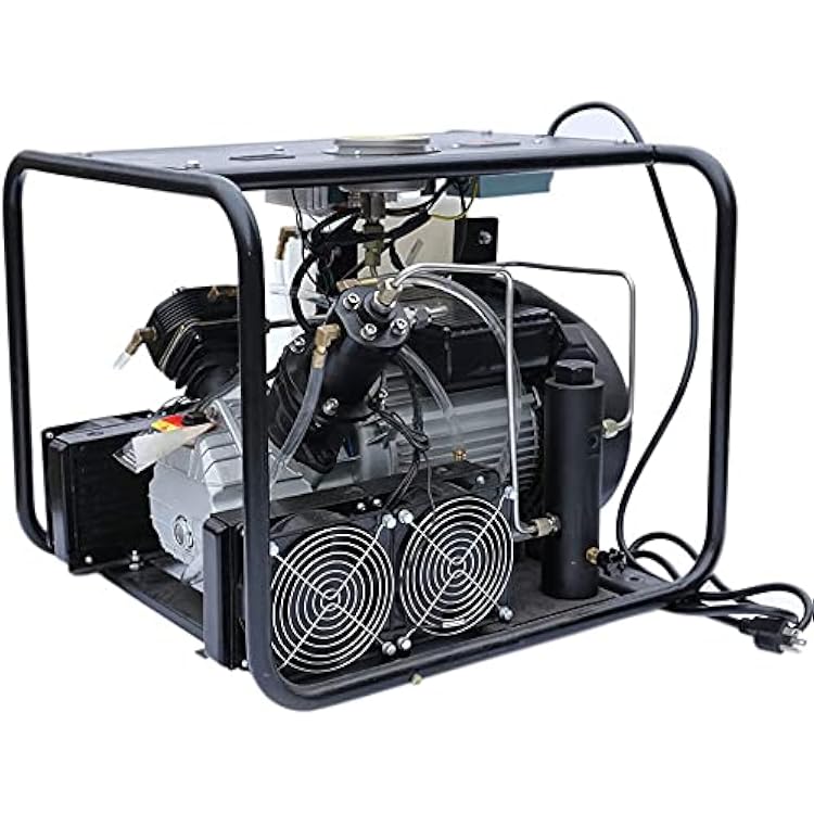 High Pressure Air Compressor 110V - 2.2KW  3HP - 2.1CFM @ 4500psi PCP Paintball Fill Station & Charging System, an Oil Water Separator for Free