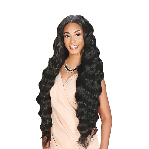 Zury Sis Synthetic Natural Dream Weave - Ocean Wave 24" (Color : 2 Dark Brown)