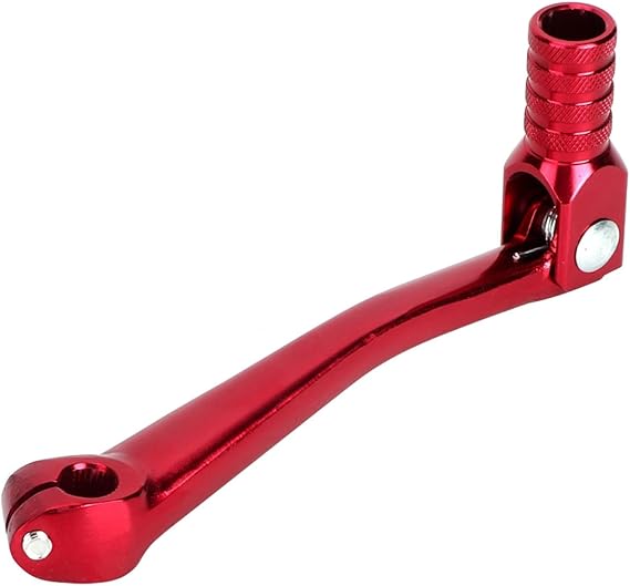 VOBOR Motorcycle Gear Lever, CNC Gear Shifter 150x65mm, Motorcycle CNC Aluminum Folding Gear Shift Lever for Gear selector pitbike+red Pit Bike Parts+Quad Gear Shifter+Universal(Red)