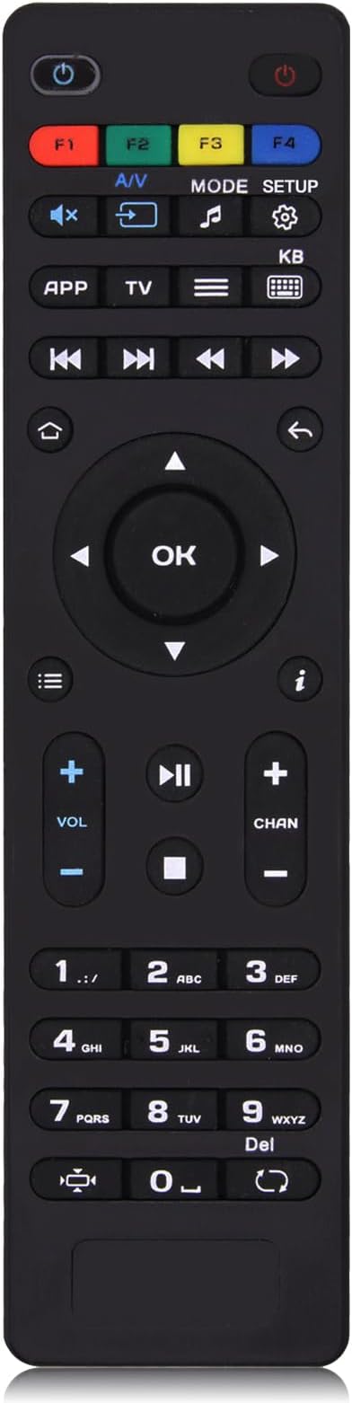 Replacement IPTV Remote Control for MAG Box Remote Control IPTV Set-Top Box OTT TV Box MAG250 MAG254 MAG255 MAG256 MAG257 MAG260 MAG275 MAG322 MAG349 -The Instructions are on The Back
