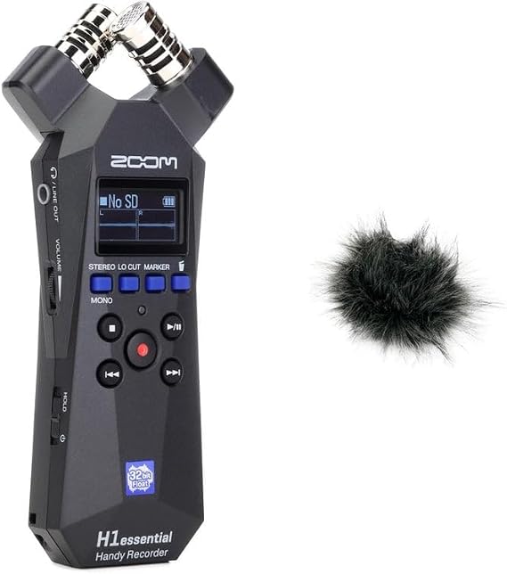 Zoom H1essential Portable Recorder with Windscreen