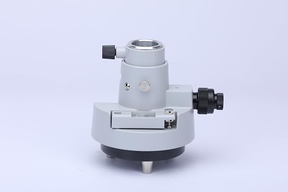 Tribrach Adapter with Optical Plummet Surveying, Tribrach with Optical Plummet Adjust Screw in Left Hand for Surveying