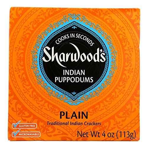 Sharwood Plain Puppodums 12x4oz
