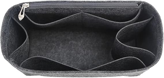 The Felt Organizer is Compatible with Hermes Handbags and Works as a Storage Liner for Birkin 25/30/35 Bags.(Grey A,for Birkin30)