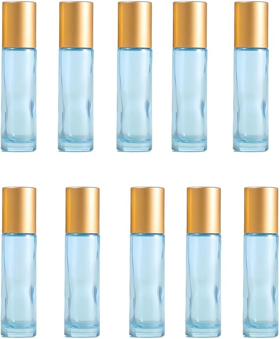 10ml Glass Essential Oil Roller Bottles,Pearl Colored Roll On Bottle