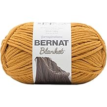 Bernat Baby Blanket Yarn, 3.5 oz, Gauge 6 Super Bulky, Baby Blue (Pack of 2)