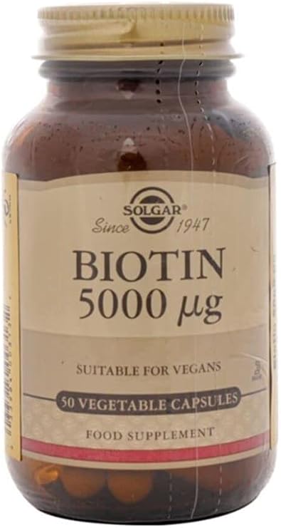 Solgar Biotin 5000 Mcg 50 Capsules