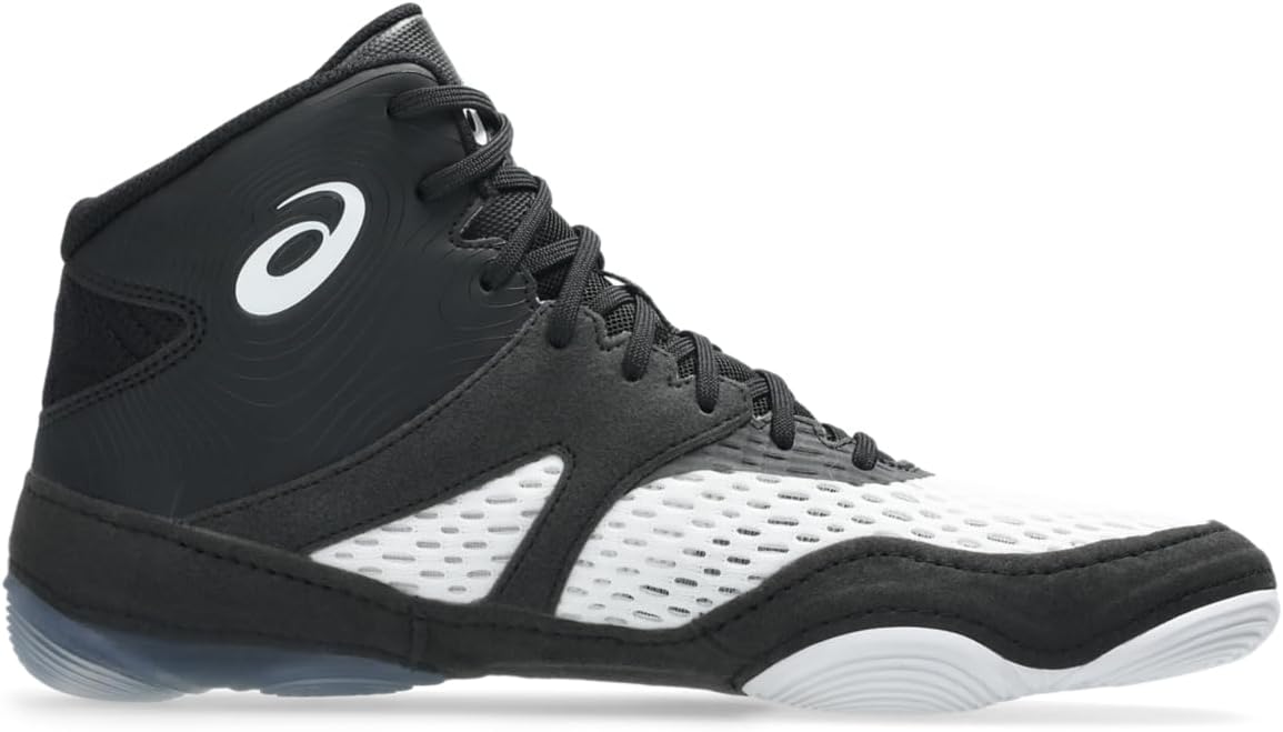 ASICS Men's Split Elite Wrestling Shoes, BlackPure Gold, 10 UK