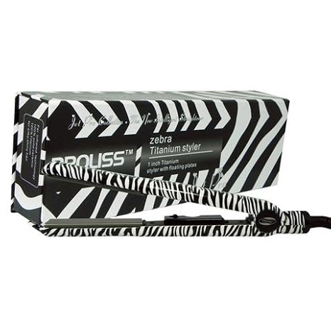 Jet Pro 1" Flat Iron - White Zebra
