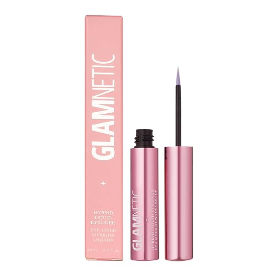 Glamnetic Hybrid Magnetic Eyeliner, Liquid Clear, for Eyelashes - Waterproof & Smudge Proof Liner | All-Day Hold for Magnetic Lashes, Quick-Drying, Paraben-Free 0.15 fl oz