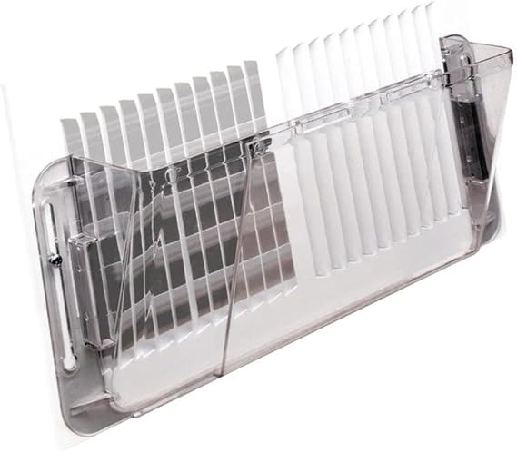 deflecto adjustable sidewall register air deflector, 10 x 3 x 5.5, clear