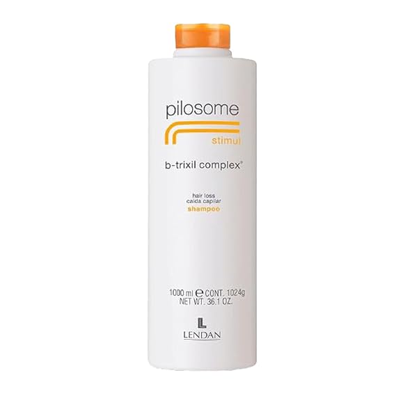 Lendan - Gentle Specific Shampoo - Pilosome Stimul B-Trixil Complex - 1000 ml - Removes Excess Sebum - Helps Improve the Appearance of Thin and Weakened Hair - Soft and Silky Finish
