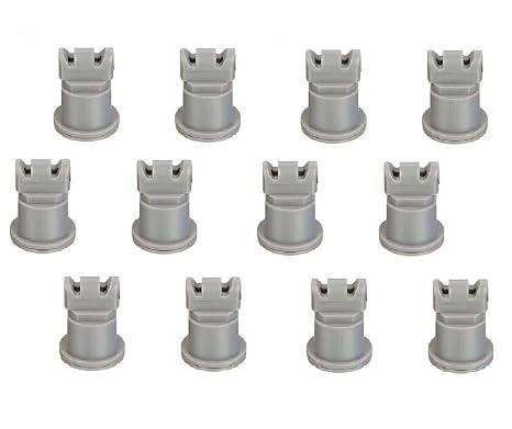 Pack of 12 - TeeJet AI Turbo TwinJet Gray Flat Spray Tip Rated 0.6 GPM @ 40 PSI