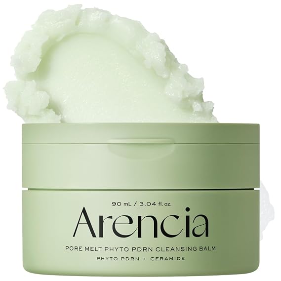 ARENCIA Pore Melt Phyto PDRN Cleansing Balm, Makeup Removing & Pore Care Cleanser with PDRN, Ceramide, Hyaluronic Acid, 90ml / 3.04 fl. oz.