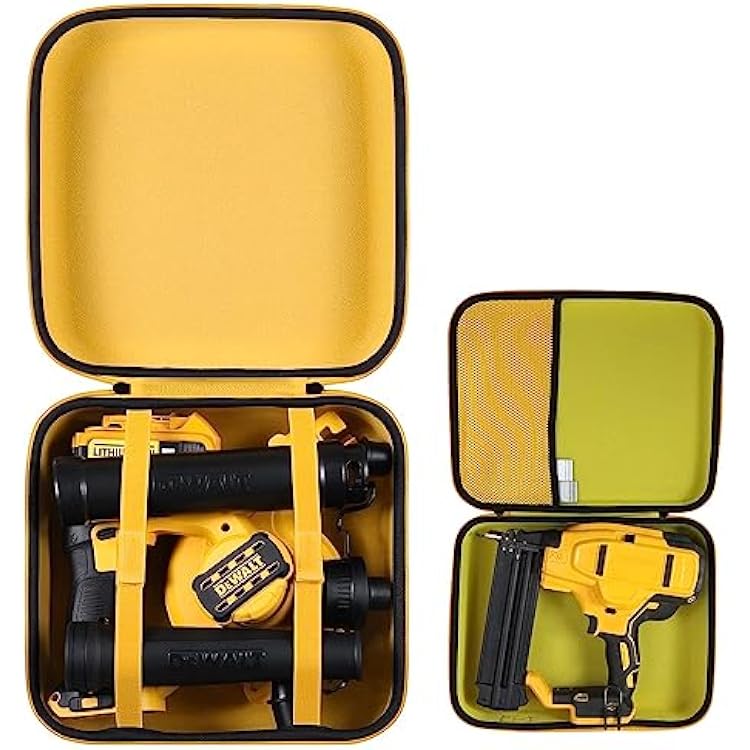khanka Hard Case for Dewalt 20V MAX BlowerDCE100BHard Case for DEWALT 20V MAX Cordless Brad Nailer Kit 18GA DCN680B