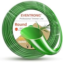 Weed Eater String, Eventronic 095 Trimmer Line of 295-Feet, Trimmer Line for Universal Replacement, Round Weed Wacker String Fits Medium& Heavy Grass& Weeds, String Trimmer Line of Green Premium Nylon