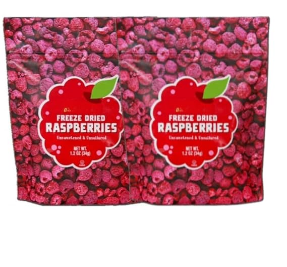 Freeze Dried Raspberries 2 Pack (2 Pack Raspberries)