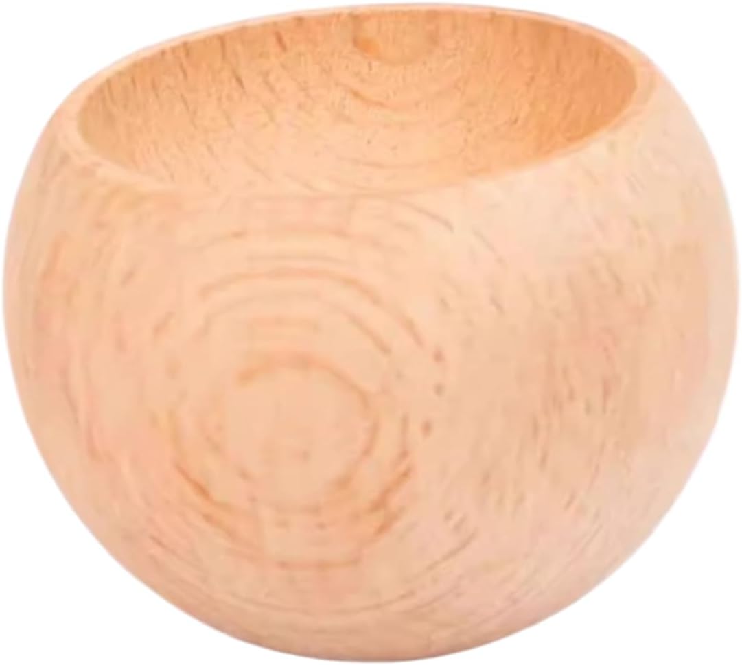 Wood Diffuser – Wooden Tumbler Fragrance Oil Diffuser, Long-Lasting Small Air Freshener | Compact Wood Aromatherapy Device With Smooth Polished Egg-shaped Design Enhancing Subtle Scent Diffusion