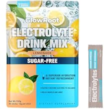 Daily Electrolyte Drink Lemonade Flavor, 30 Stickpacks * 5g Hydration Packets with 7 Electrolytes & Minerals - Non- GMO, Keto Friendly, Sugar-Free Electrolyte Powder - 150g