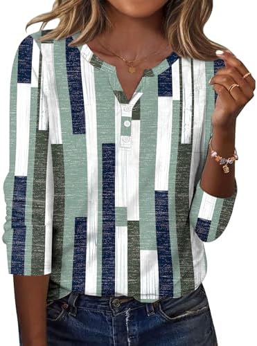 Zeagoo Long Sleeve Shirts for Women Casual V Neck Fall Tops Dressy Summer Work Blouses Clothes
