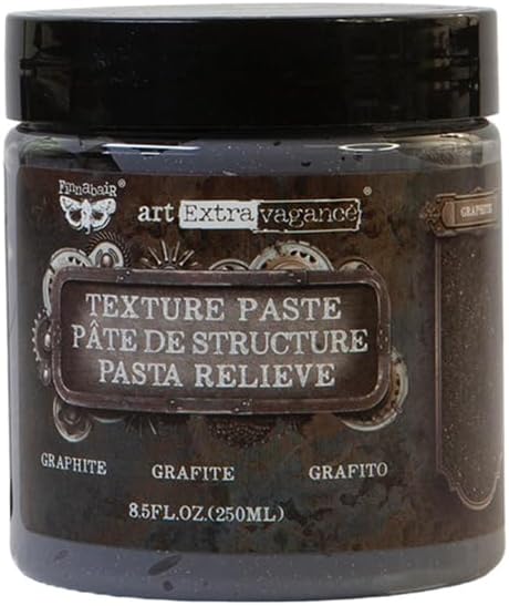 Prima Marketing INC Art Extravagance- Texture Paste - Graphite 8.45oz (250ml) 655350961497