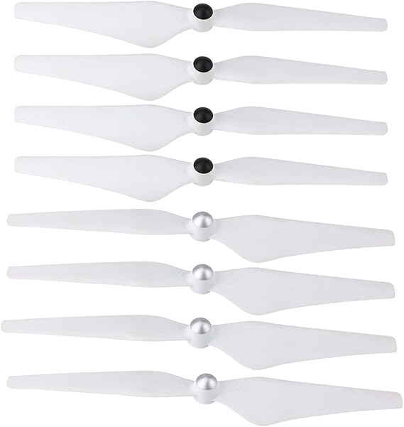 Tbest for DJI Phantom 3 Propellers,8Pcs/Set CW CCW Self Locking Propeller Quadcopter Blade 9450 Low Noise Propellers Replacement Part for 1/2/3/3PRO Standard Drone Blades,Drone Accessories