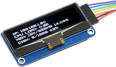 2.23inch 128×32 OLED Display HAT for Raspberry Pi 4B3B2BZeroZero W Jetson Nano SPII2C Interface Embedded SSD1305 Driver @XYGStudy
