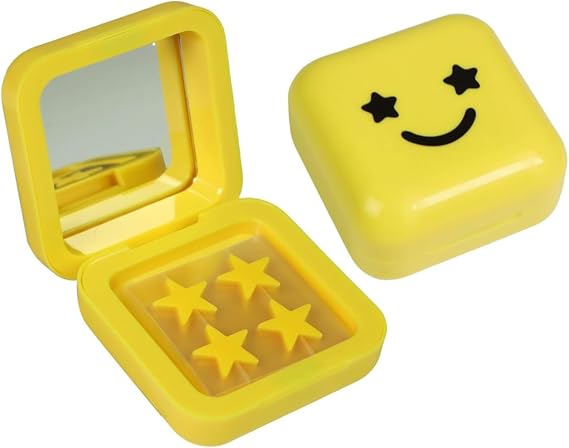 Shirene Star Face Pimple Patches,32 PCS Hydrocolloid Star Spot Patche,Count Cute Stars Pimple Patches with Mirror Case,Pimples Patche for Face,Blemish & Acne Care,Cute Skin Care