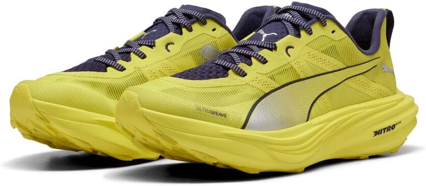 PUMA Mens Deviate Nitro Elite Trail Running Sneakers Shoes Trail - Yellow
