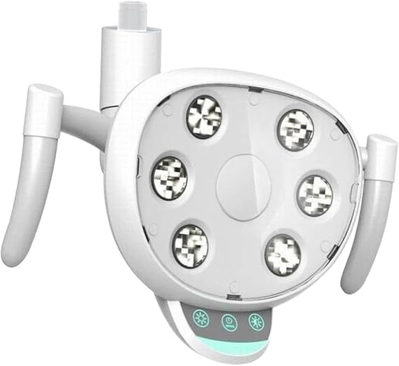 Purple Violet CX249-23 Dental LED Lamp Oral Light with 6 High Power LED Dental Chair Unit Double Control System