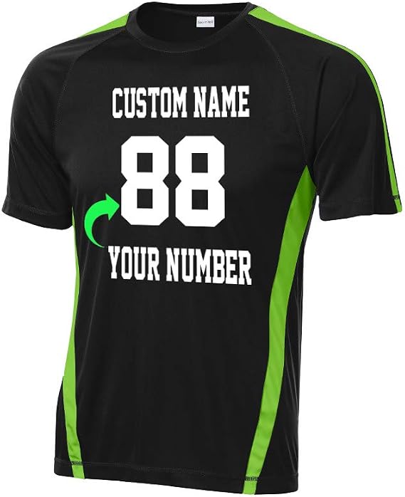Customize Your Team Jersey with Name and Number Soccer Volleyball